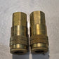 2 Quantity of Perfecting Coupling Series F 1/4" Quick Couplings 1/4" MPT (2 Qty)