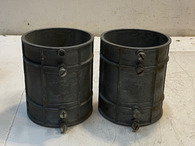 2 Quantity of Regal 718 3" Coupling Conduit Connectors 4-1/2" x 3-3/4" (2 Qty)