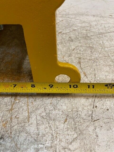 Vestil Steel Rack Guard with Rubber Bumper 18-1/2" L 10-1/2" W 8" H