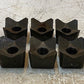 6 Quantity of Buncher Saw Forestry Stump Cutter Teeth 2-1/4" 23mm Bore (6 Qty)