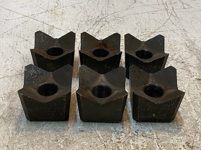 6 Quantity of Buncher Saw Forestry Stump Cutter Teeth 2-1/4" 23mm Bore (6 Qty)