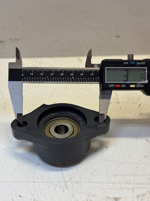 2 Quantity NTN 3" 2 Bolt Flange Bearing with 1/2"Insert | FLU201V | (2 Quantity)