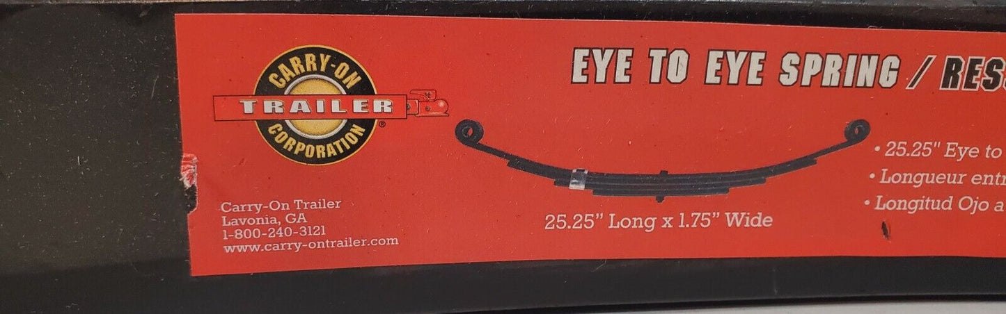 2 Qty. of Carry-On  Eye to Eye Springs 25.25" Long x 1.75" Wide 504T (2 Qty)