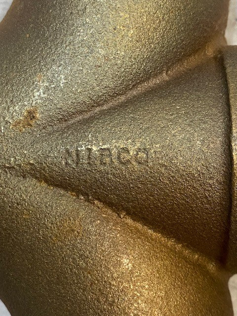 2 Qty of Nibco 2DWV 2x2x2x2 Double San Tee Casts (2 Quantity)