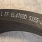 Set Of 4 Abex EL4709D-5165-2 Friction Drum Brake Shoe Lining Heavy Duty