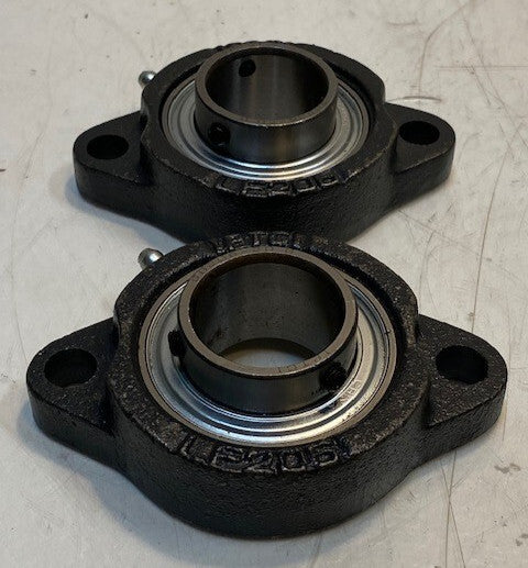 2 Quantity of IPTCI 2-Bolt Flange Bearings LF206 SB206-20G 32mm Bore (2 Qty)