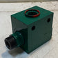 Hydraulic Solenoid Valve Manifold Green 37mm Thread OD 19mm ID 3"x4"x6-1/4"