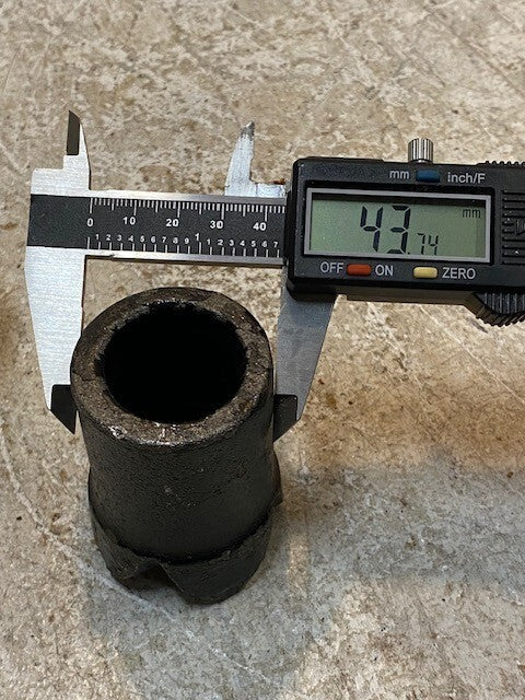 2 Quantity of Carbide Rock Bits 2-7/8" Long 29mm ID 50mm OD (2 Quantity)