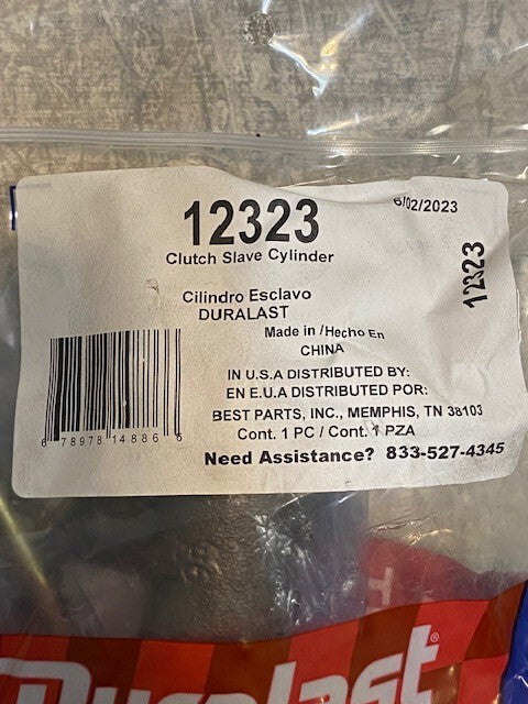 2 Quantity of Duralast 12323 Clutch Slave Cylinder S-97 (2 Quantity)