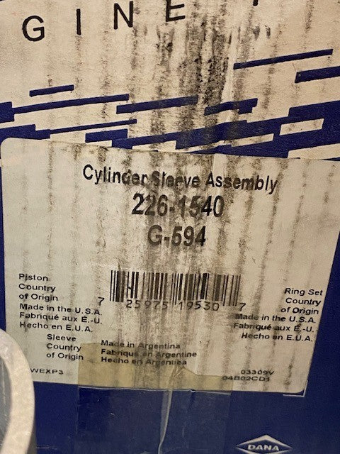 Clevite Sleeve Assembly 226-1540 | A-1485 | 33803-01-C | WS485 | 00410093