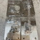 23 Qty of 4-Pc Cabinet Hinge Repair Bracket Plates w/ Screws 3.5"x2-3/8"(23 Qty)