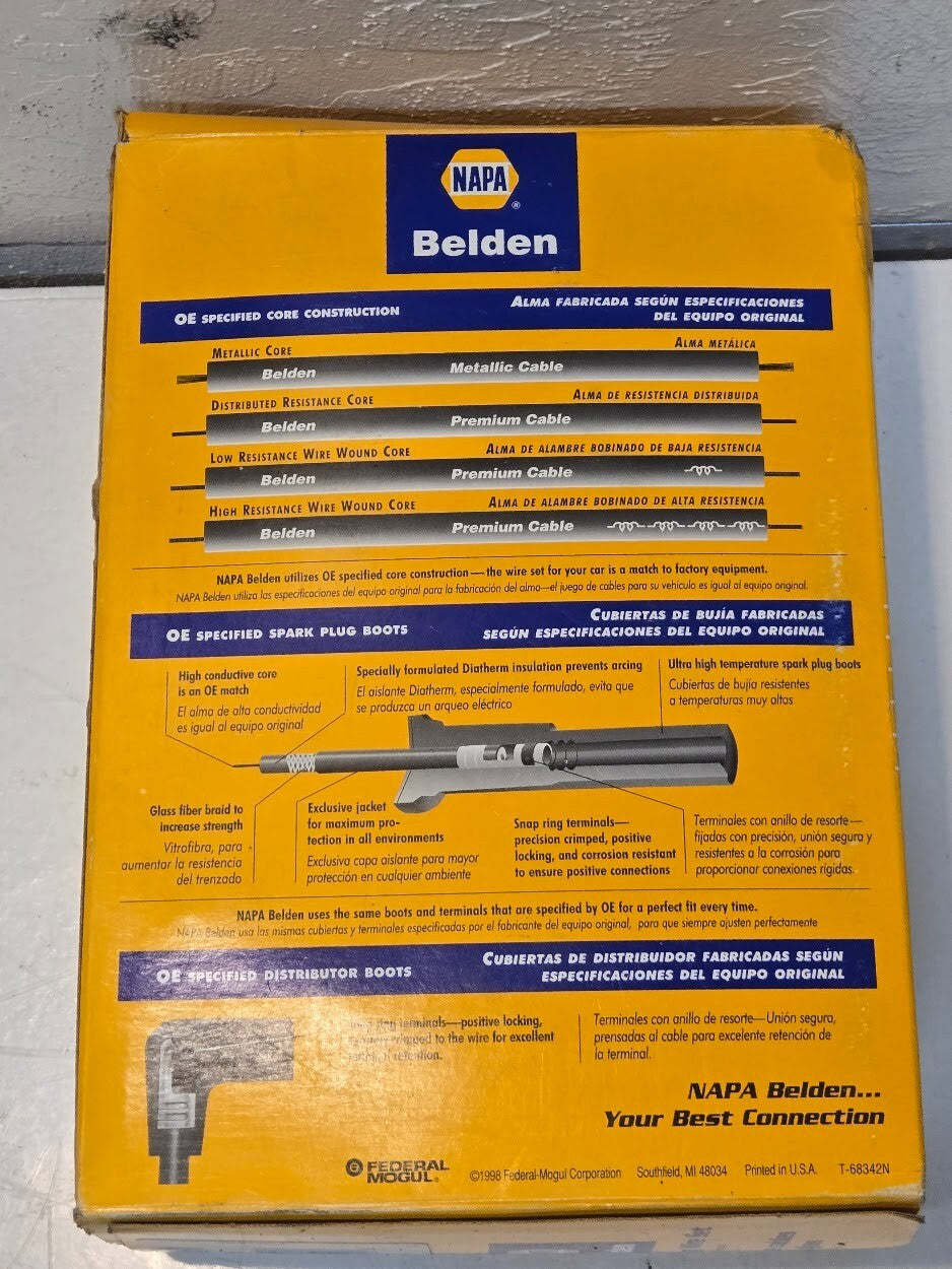 NAPA Belden 700391 Spark Plug Wire Set | 7mm Wire | 632024202056 | MZ28