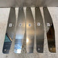 5 Quantity of SS 24" x 2" Bottom Mud Flap Plates - Bolt Thru 21409 (5 Quantity)