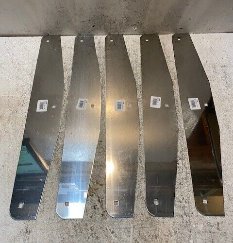 5 Quantity of SS 24" x 2" Bottom Mud Flap Plates - Bolt Thru 21409 (5 Quantity)