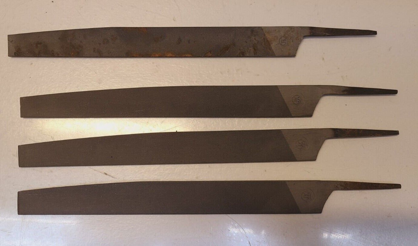 4 Quantity of Vintage JK Sunflower Files Smooth 10" Long (4 Qty)
