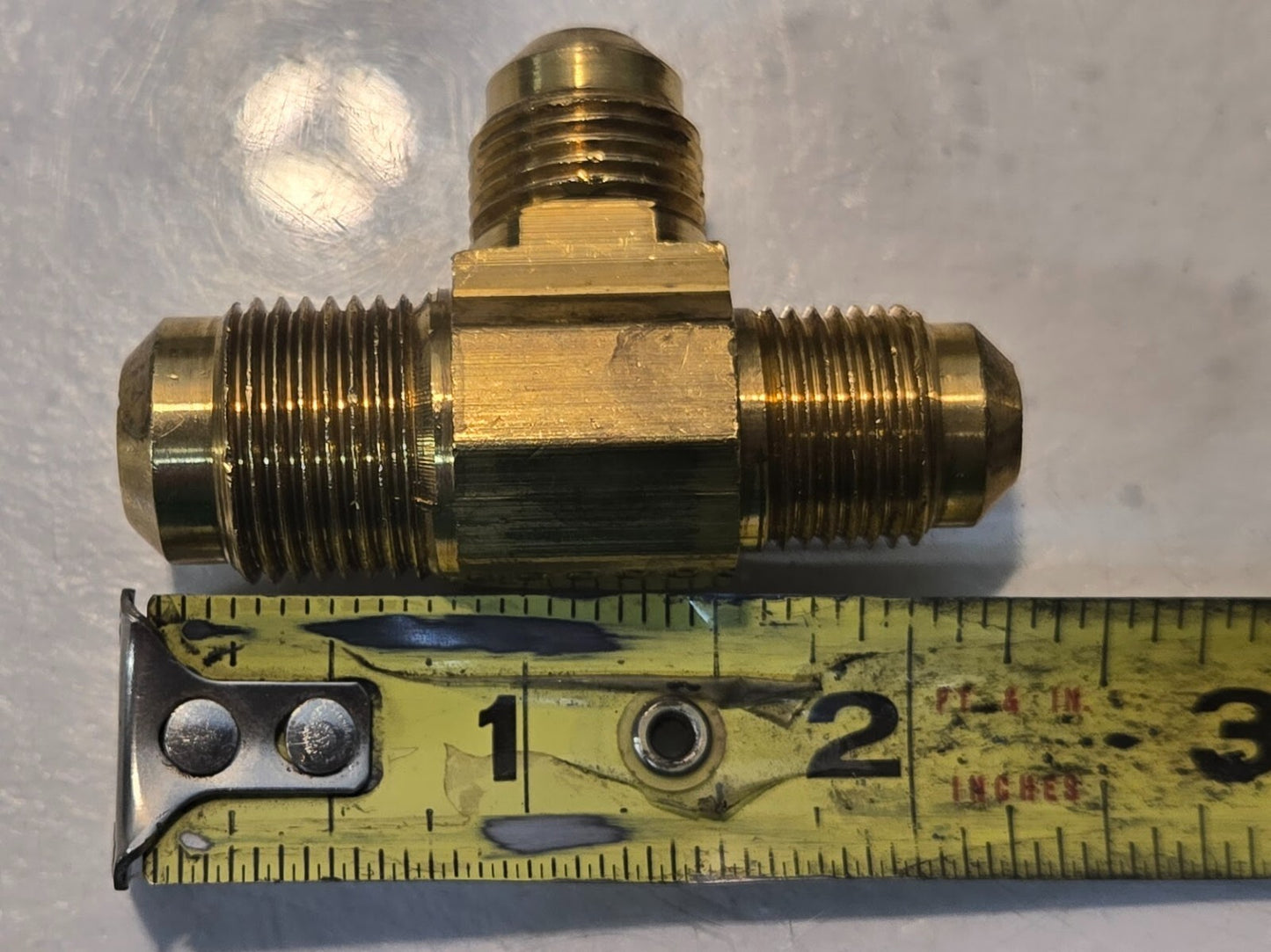 10 Quantity of BrassCraft 44-8-6-6 Flare Reducing Tees 1/2"x1/2"x3/8" (10 Qty)