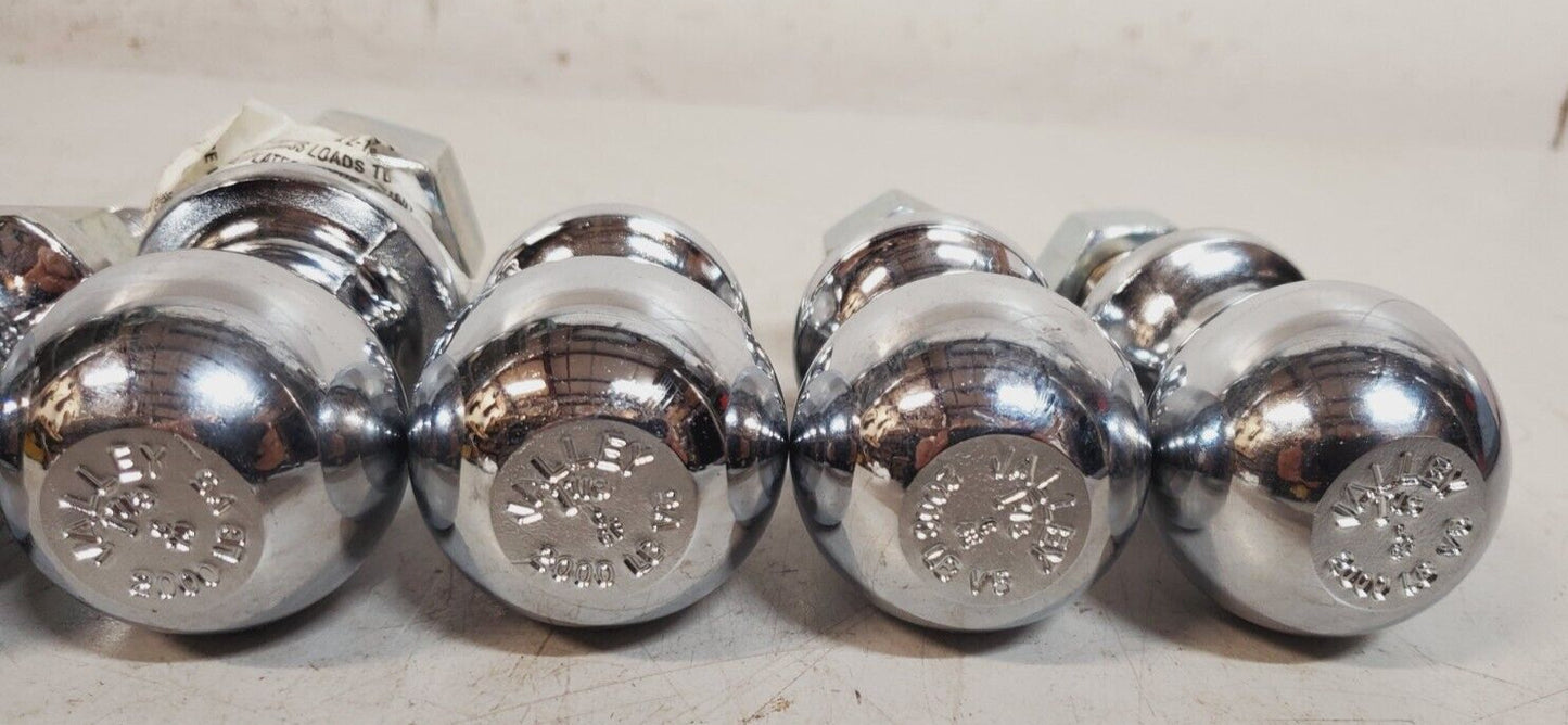 6 Qty. of Valley Reese Hidden Hitch | Hitch Balls 1-7/8" 2000 Lbs (6 Qty)