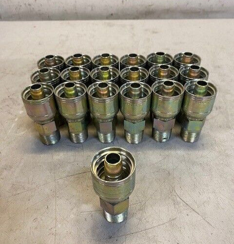 19 Quantity of Eaton Aeroquip Hydraulic Straight Fittings ATTC-8 (19 Quantity)
