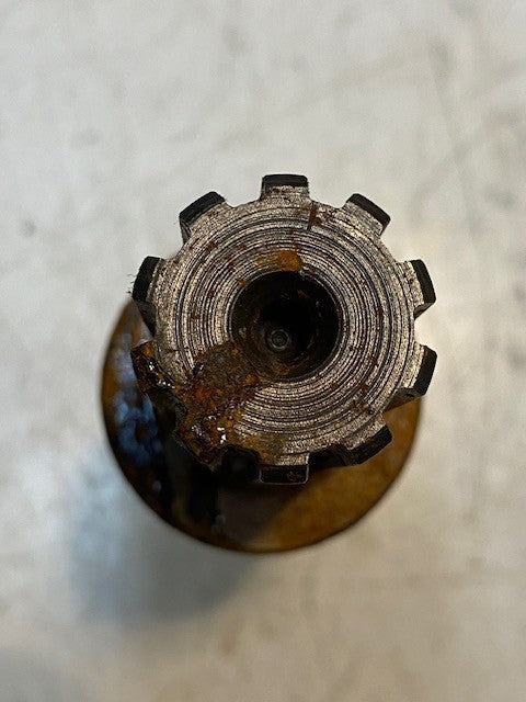 Primary Shaft 8-1/2" Long 22mm Thread 27mm 10-Spline 48mm OD