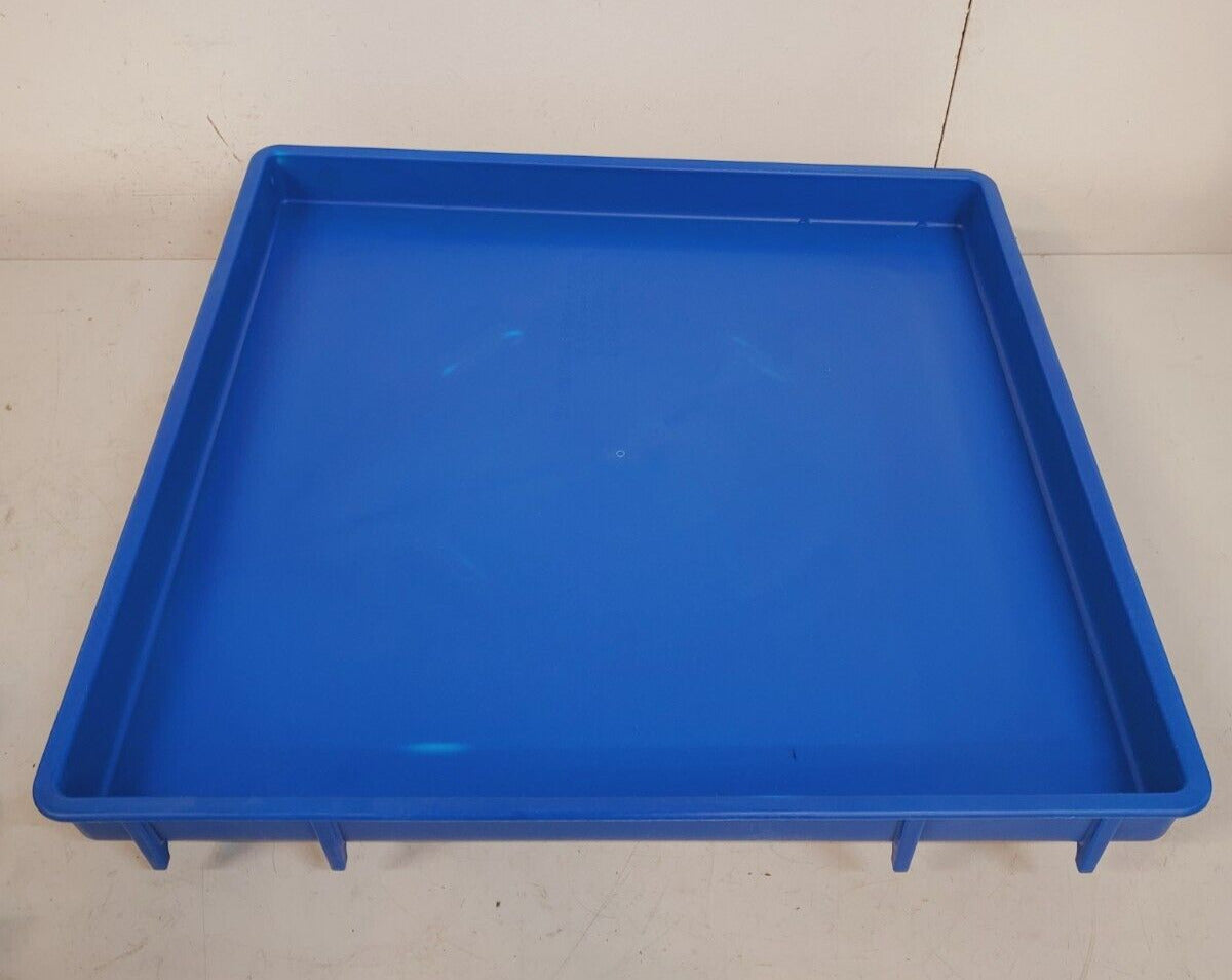 Sysco Dolly Blue Rolling Cart | 5" Castors | 21 1/2" Square | 3992823