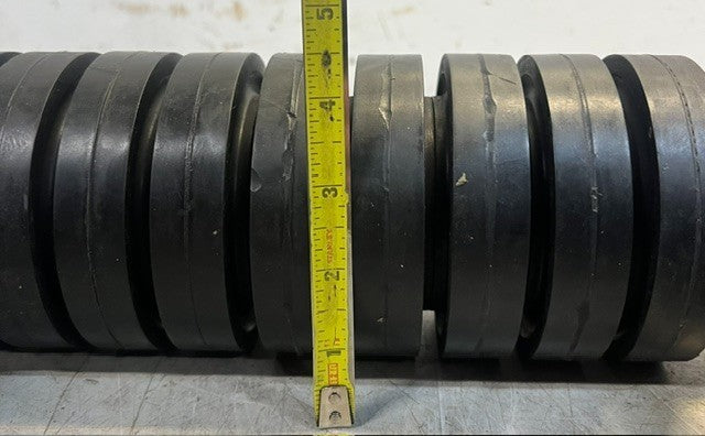3-Piece Idler Roller Set For Conveyor Belt Assembly Heavy Duty Replacement Unit