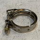 10 Quantity of 2.5” Stainless Steel V-Band Hose Clamps 3/4" Thick (10 Quantity)