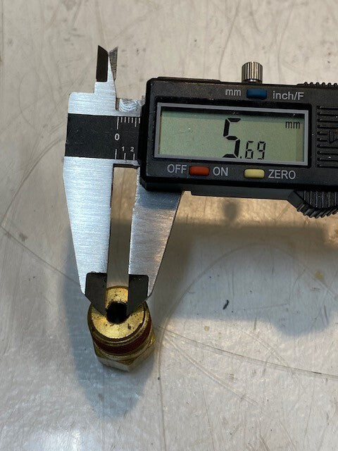 18 Quantity of Fitting Connectors 29mm L 17mm Thread 6mm ID 18mm Hex (18 Qty)