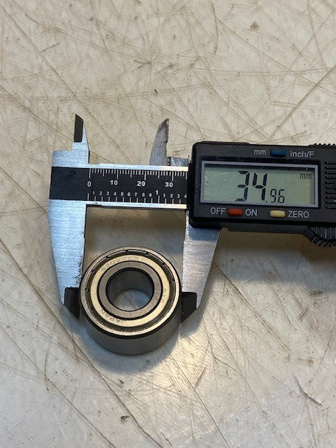KYK Double Row Shielded Angular Ball Bearing 5202ZZC3SRI2, 5202ZZC3, 15x35x16mm