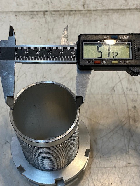 2 Quantity of Coilover Sleeve Kit 4-7/8" Long 52mm ID 58mm OD 6-Teeth (2 Qty)