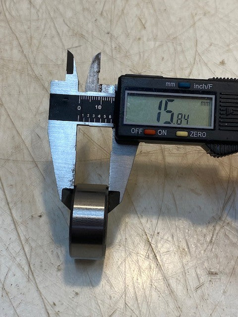 KYK Double Row Shielded Angular Ball Bearing 5202ZZC3SRI2, 5202ZZC3, 15x35x16mm
