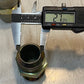 4 Qty of Hydraulic Triple-Lok Flare Adapters 2-3/8" L 41mm Thread 27mm ID -4 Qty