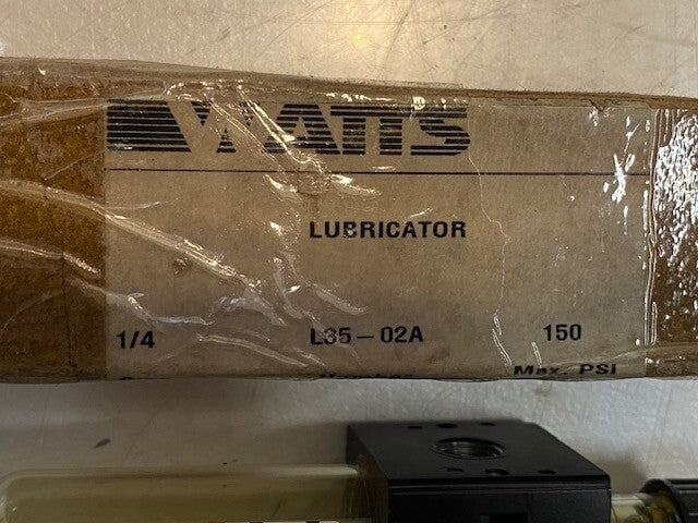 Watts Fluidair Pneumatic Lubricator L35-02A | 6" L 1-1/2" W 11mm Thread