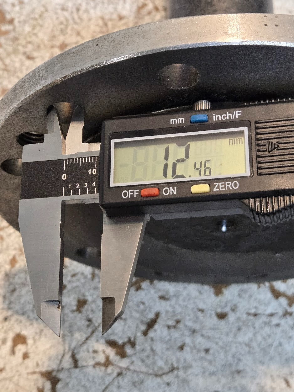 Driveshaft 18 1/2" Length 7 3/8" Hub Diameter 2 3/4" Shaft Diameter