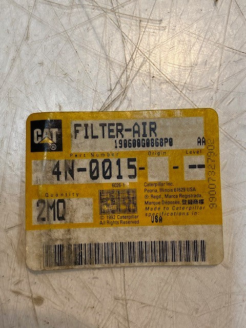 Caterpillar CAT 4N-0015 Engine Air Filter Element Towmotor Forklift Filter
