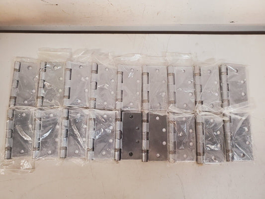 18 Quantity of Door Hinges 4.5" x 4.5" (18 Qty)