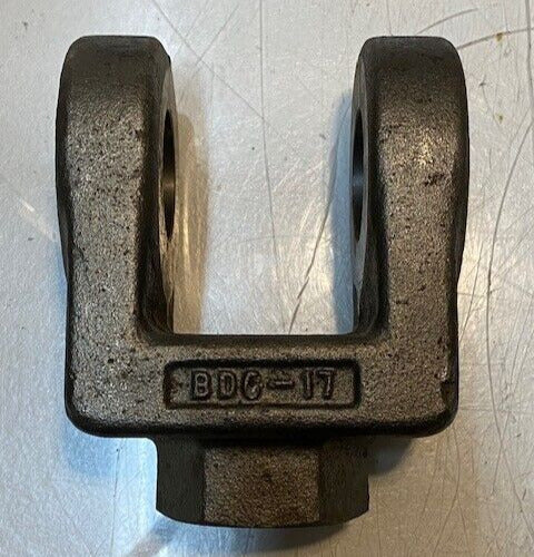 Cast Iron Rod Clevis BDC-17 | 6-1/4" H 4-7/8" W 3-3/8" D 45mm Pin Hole