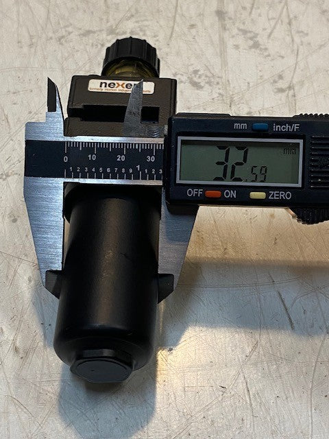 Nexen Horton Pneumatic Lubricator 6" Long 33mm Shaft 11mm Thread