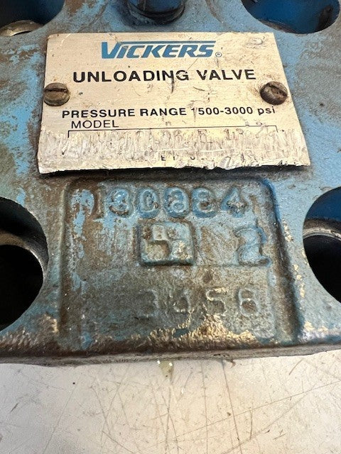 Sperry Vickers Unloading Valve Heavy Duty Hydraulic Replacement 130884