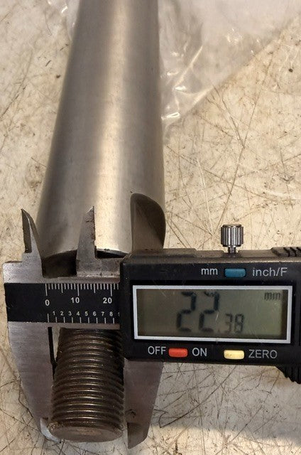 Metal Alignment Test Precision Steel Shaft Bar 22-1/4in Measuring Tool