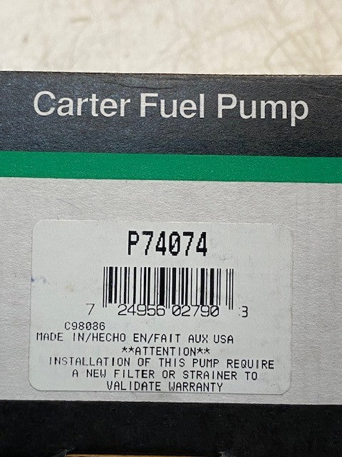 Federal Mogul Carter Fuel Pump P74074 | 888-169