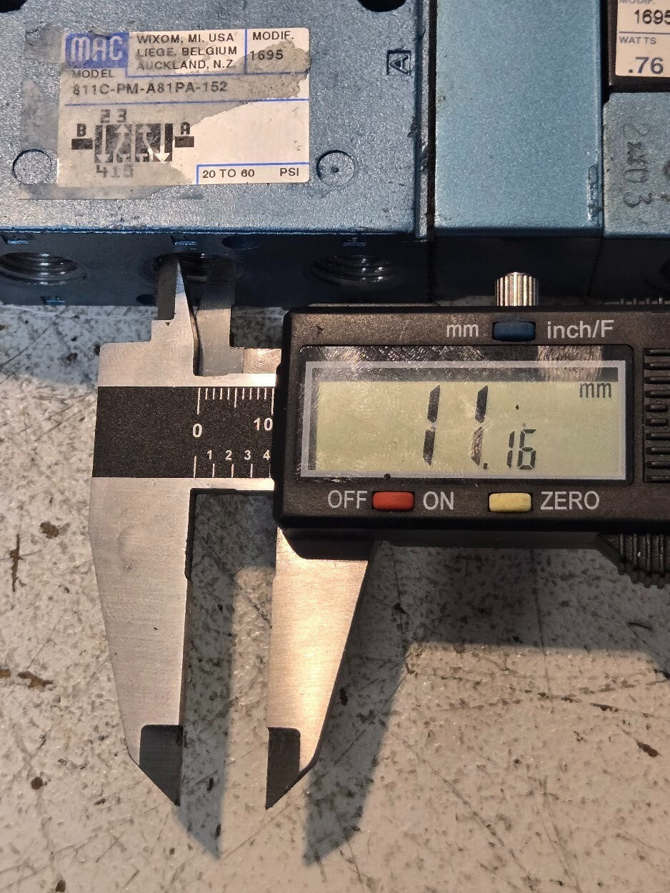 MAC Valves 811C-PM-A81PA-152 Solenoid Valve 20-60 PSI | PME-A81PA