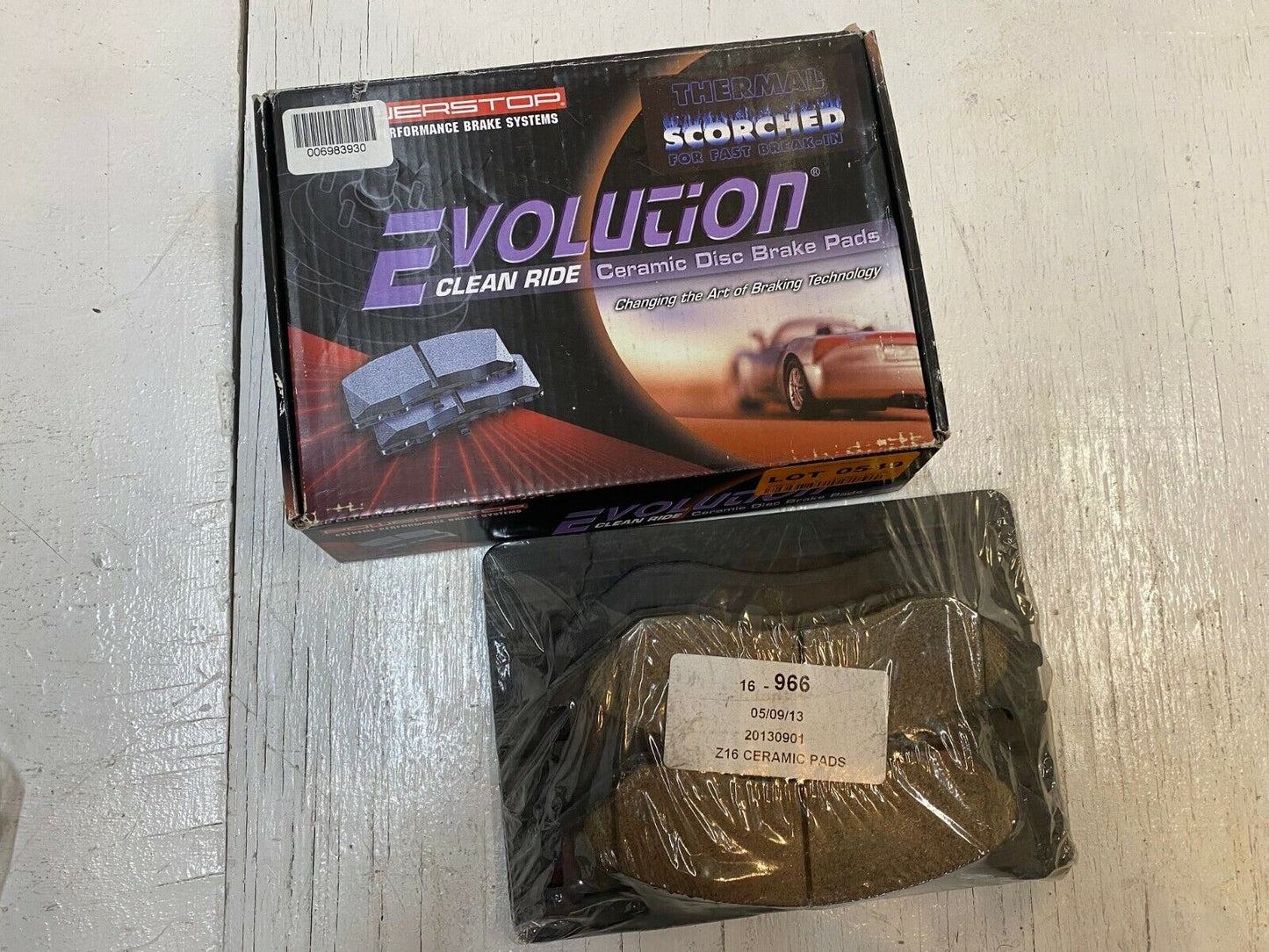 Evolution Clean Ride Ceramic Brake Pads Z16 16-966 | 20130901