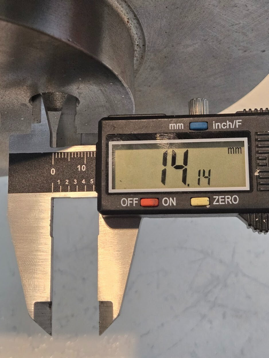 Brake Rotor 4x100mm Bolt Pattern 10in Diameter 24.2mm Rotor Thickness