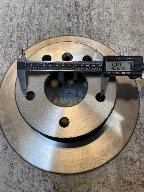 Brake Disc Rotor 5x120mm Bolt Pattern BD126319 | VL21-2 | FM02 | 1187