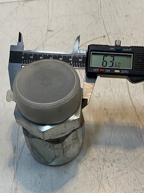 Lenz Dot AII Hydraulic Swivel Hex Coupling R5-32 | 1-13/16 | 4" H 44mm ID