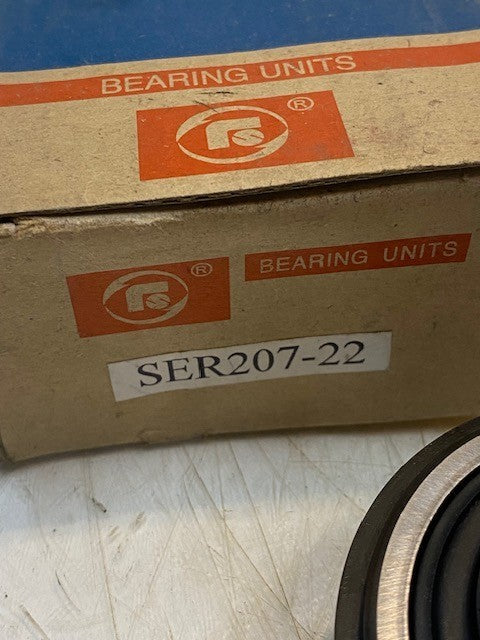 FS Bearing Units SER207-22 Insert Ball Bearing Snap Ring with Setscrew Locking
