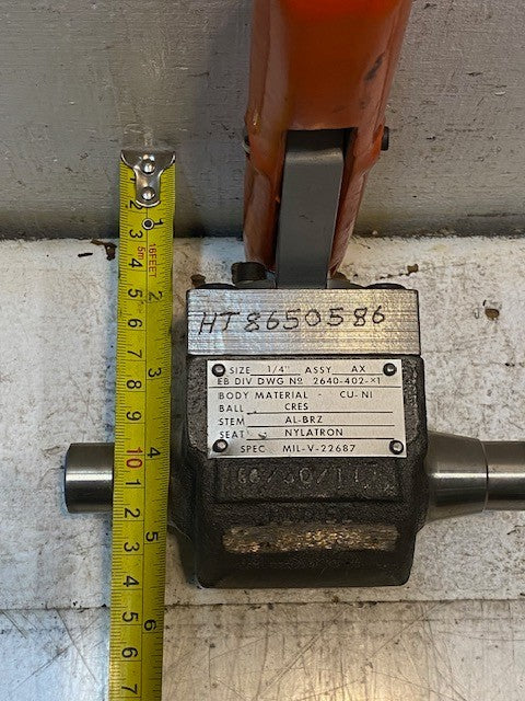 Electric Boat Ball Valve HT8650586 | 2640-402-X1 | MIL-V-22687