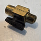 4 Quantity of Quarter Turn Plug Valves 1/4" FPT x 1/4" MPT for Parker (4 Qty)