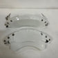 Pair of White Caliber Covers 3TSL | 6X | S-6-F