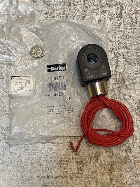 Parker Solenoid Coil H148P3 | 7H148P3 45 1SHF3 Volts 120/60 110/50 Watts 10